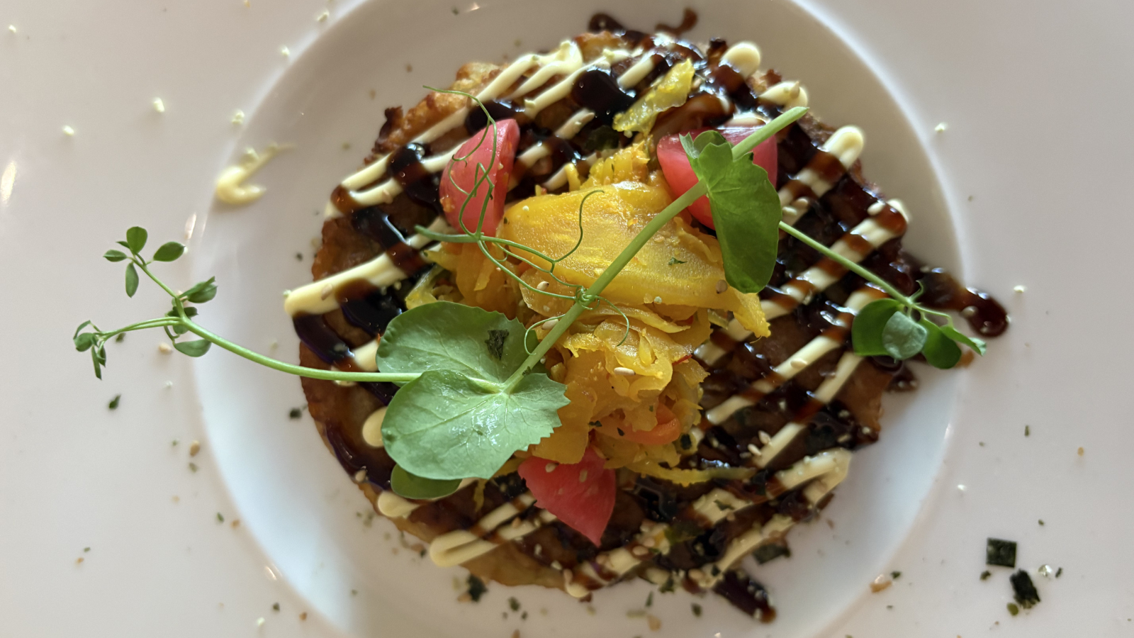 De okonomiyaki van Van der Valk Houten